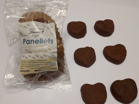 Panellet yema (como parte de rentas)